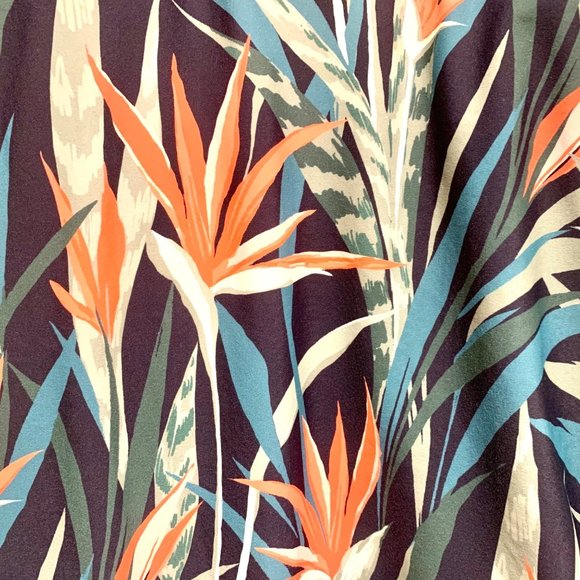 Kona Sol One Piece Tropical Print Scoop Neck Adjustable Bathing Suit S M XL - Picture 3 of 8